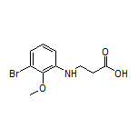3-[(3-Bromo-2-methoxyphenyl)amino]propanoic Acid