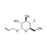 (2S,3R,4R,5S,6R)-2-(Allyloxy)-5-fluoro-6-(hydroxymethyl)tetrahydro-2H-pyran-3,4-diol