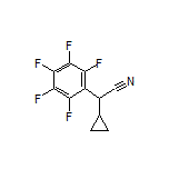 2-Cyclopropyl-2-(perfluorophenyl)acetonitrile