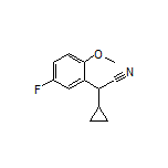 2-Cyclopropyl-2-(5-fluoro-2-methoxyphenyl)acetonitrile