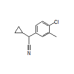 2-(4-Chloro-3-methylphenyl)-2-cyclopropylacetonitrile