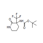 3-(Boc-amino)-3-(trifluoromethyl)piperidin-2-one