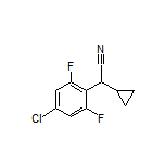 2-(4-Chloro-2,6-difluorophenyl)-2-cyclopropylacetonitrile
