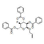 (2S,3R,4R,5R,6R)-2-(Allyloxy)-6-[(benzoyloxy)methyl]-5-fluorotetrahydro-2H-pyran-3,4-diyl Dibenzoate