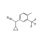 2-Cyclopropyl-2-[4-methyl-3-(trifluoromethyl)phenyl]acetonitrile