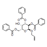 (2S,3R,4S,5S,6R)-2-(Allyloxy)-6-[(benzoyloxy)methyl]-5-hydroxytetrahydro-2H-pyran-3,4-diyl Dibenzoate