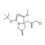 Methyl 1-Boc-2-[2-(chloromethyl)allyl]-4-methylenepyrrolidine-2-carboxylate