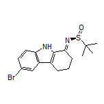(S,E)-N-(6-Bromo-2,3,4,9-tetrahydro-1H-carbazol-1-ylidene)-2-methylpropane-2-sulfinamide