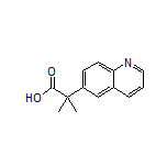 2-Methyl-2-(6-quinolyl)propanoic Acid