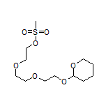 2-[2-[2-[(Tetrahydro-2H-pyran-2-yl)oxy]ethoxy]ethoxy]ethyl Methanesulfonate