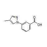 3-(4-Methyl-1H-pyrazol-1-yl)benzoic Acid