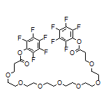 Bis(perfluorophenyl) 4,7,10,13,16,19,22-Heptaoxapentacosane-1,25-dioate