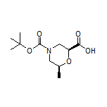 (2S,6S)-4-Boc-6-methylmorpholine-2-carboxylic Acid