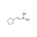 (E)-(2-Cyclopentylvinyl)boronic Acid