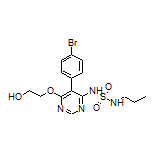 N-[5-(4-Bromophenyl)-6-(2-hydroxyethoxy)-4-pyrimidinyl]propane-1-sulfamide