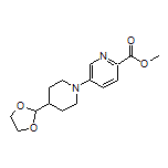 Methyl 5-[4-(1,3-Dioxolan-2-yl)-1-piperidyl]picolinate