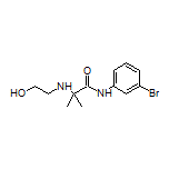 N-(3-Bromophenyl)-2-[(2-hydroxyethyl)amino]-2-methylpropanamide