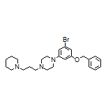 1-[3-(Benzyloxy)-5-bromophenyl]-4-[3-(piperidin-1-yl)propyl]piperazine