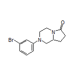2-(3-Bromophenyl)hexahydropyrrolo[1,2-a]pyrazin-6(2H)-one