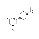 1-(3-Bromo-5-fluorophenyl)-4-(tert-butyl)piperazine
