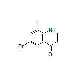 6-Bromo-8-iodo-2,3-dihydroquinolin-4(1H)-one