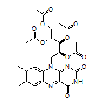 (2R,3S,4S)-5-(7,8-Dimethyl-2,4-dioxo-3,4-dihydrobenzo[g]pteridin-10(2H)-yl)pentane-1,2,3,4-tetrayl Tetraacetate