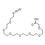 23-Azido-3,6,9,12,15,18,21-heptaoxatricosan-1-oic Acid