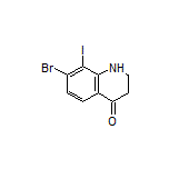 7-Bromo-8-iodo-2,3-dihydroquinolin-4(1H)-one
