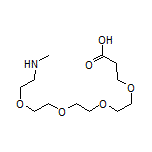 5,8,11,14-Tetraoxa-2-azaheptadecan-17-oic Acid
