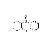 (5R)-5-Methyl-2-(phenylsulfinyl)cyclohexanone