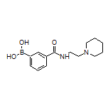 3-[[2-(1-Piperidyl)ethyl]carbamoyl]phenylboronic Acid
