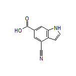 4-Cyano-1H-indole-6-carboxylic Acid