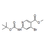 Methyl 6-(Boc-amino)-4-bromonicotinate