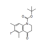1-Boc-6-iodo-5,7-dimethyl-2,3-dihydroquinolin-4(1H)-one