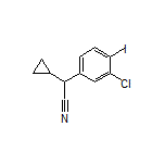 2-(3-Chloro-4-iodophenyl)-2-cyclopropylacetonitrile