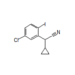 2-(5-Chloro-2-iodophenyl)-2-cyclopropylacetonitrile