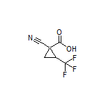 1-Cyano-2-(trifluoromethyl)cyclopropanecarboxylic Acid