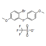 (2-Bromo-5-methoxyphenyl)(4-methoxyphenyl)iodonium Trifluoromethanesulfonate