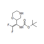 N-Boc-2,2-difluoro-1-(morpholin-2-yl)ethenamine