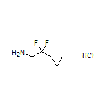 2-Cyclopropyl-2,2-difluoroethanamine Hydrochloride
