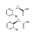 (1R,2R)-rel-2-(3-Bromo-2-pyridyl)cyclopropanecarboxylic Acid