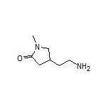 4-(2-Aminoethyl)-1-methylpyrrolidin-2-one
