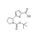 5-(1-Boc-2-pyrrolidinyl)thiophene-2-carboxylic Acid
