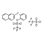 Naphthalen-2-yl[2-[[(trifluoromethyl)sulfonyl]oxy]phenyl]iodonium Trifluoromethanesulfonate
