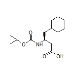 (S)-3-(Boc-amino)-4-cyclohexylbutanoic Acid