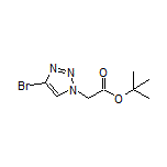 tert-Butyl 2-(4-Bromo-1H-1,2,3-triazol-1-yl)acetate