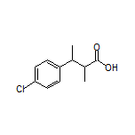 3-(4-Chlorophenyl)-2-methylbutanoic Acid