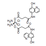 Diaminobis[[4-[(8-hydroxyquinolin-5-yl)amino]-4-oxobutanoyl]oxy]platinum(IV) Chloride