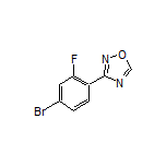 3-(4-Bromo-2-fluorophenyl)-1,2,4-oxadiazole