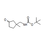 3-[(Boc-amino)methyl]-3-methylcyclopentanone